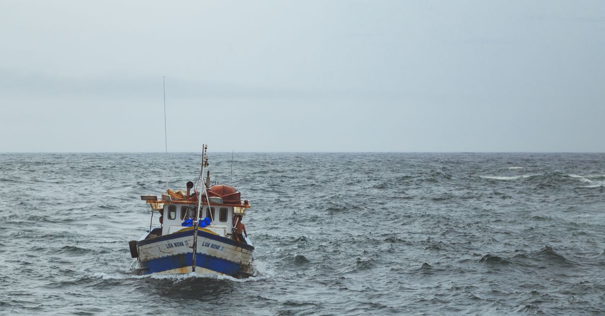Game fishing Andaman charter boat on waves